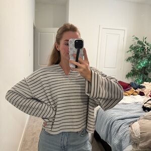 Urban Outfitters Monochrome Striped Top